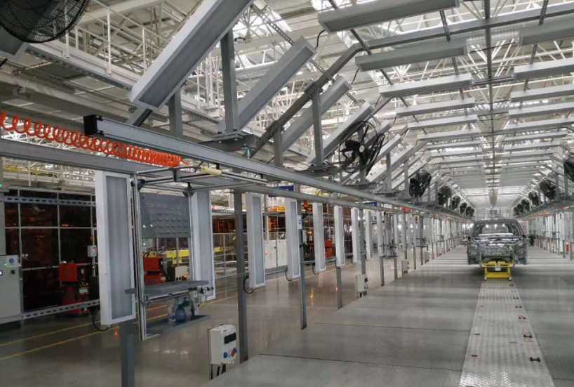 某大型汽車組裝車間kbk軌道系統(tǒng)實(shí)景案例